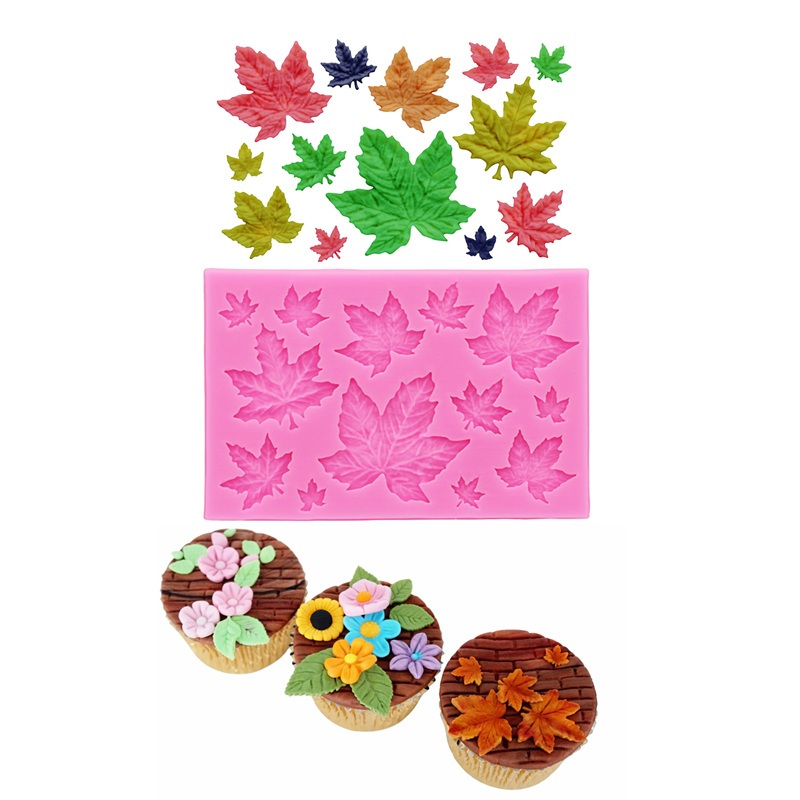 Resin Art Clay - GJ-61 DIY Leaf Maple Leaf Silicone