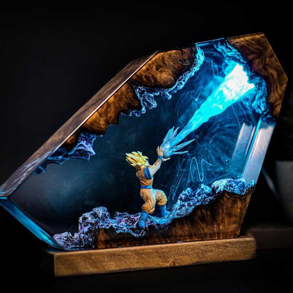 Resin Art Goku - New Dragon Ball Z Action Scene