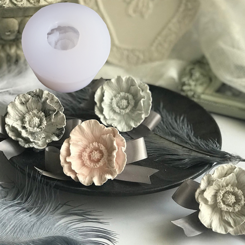 Resin Art Kitchen - Hot Poppy Candle Moulds Soap Mold