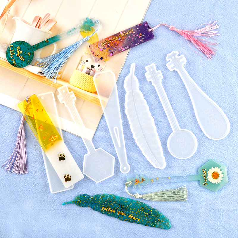 Resin Art Bookmark - DIY UV Silicone Mould Bookmarks Epoxy