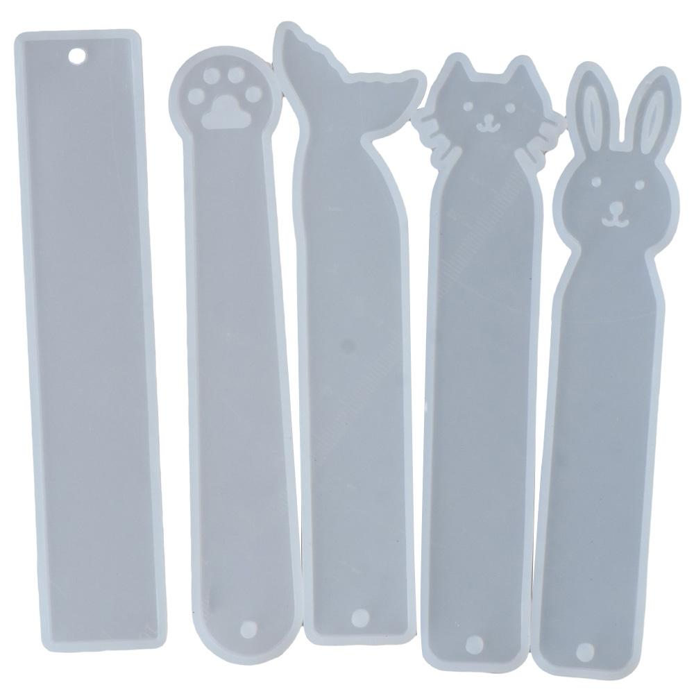 Resin Art Bookmark - 5 Pack Crafts Making Cat Claw