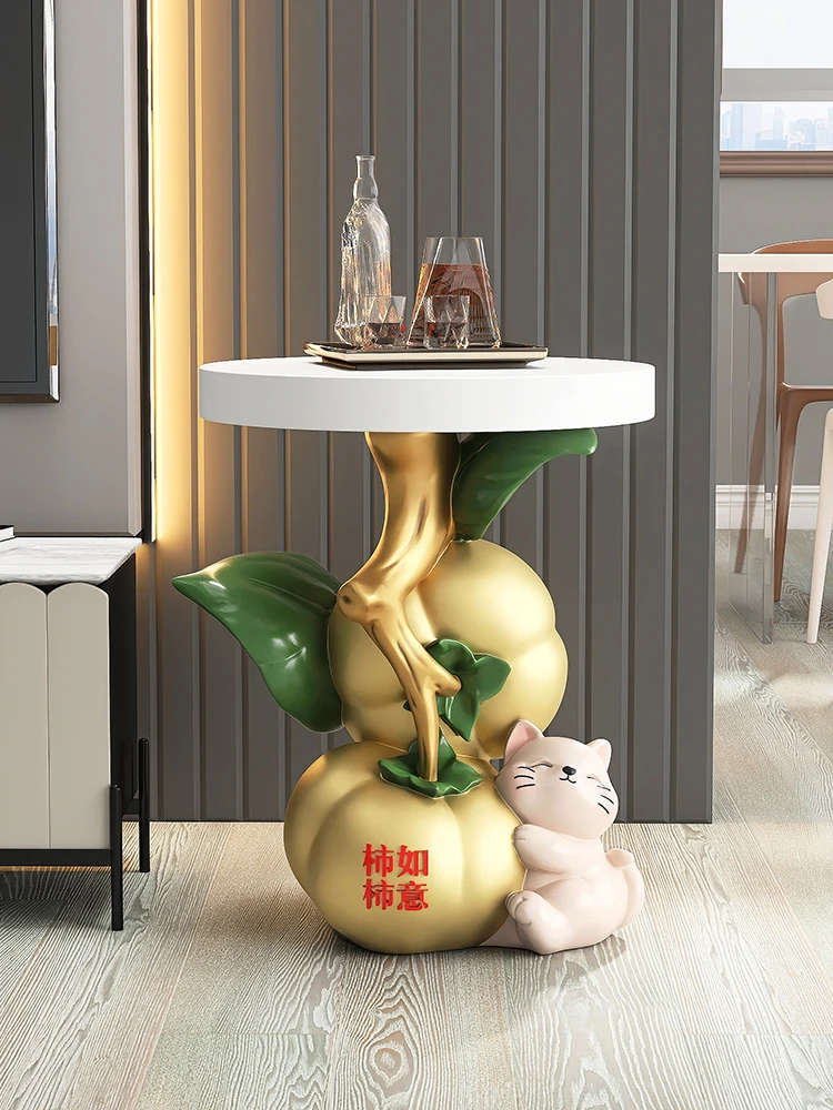 Resin Art Coffee Table - Creative Statue Side Tables Home Decor