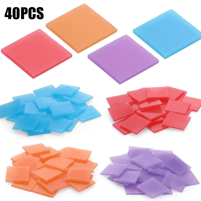 Resin Art Workshop - 40Pcs Diamond Painting Wax Clay, Nail