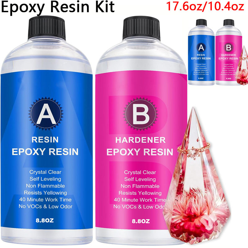 Epoxy Resin Ab - 17.6oz/10.4oz Clear Epoxy Resin Kit Casting