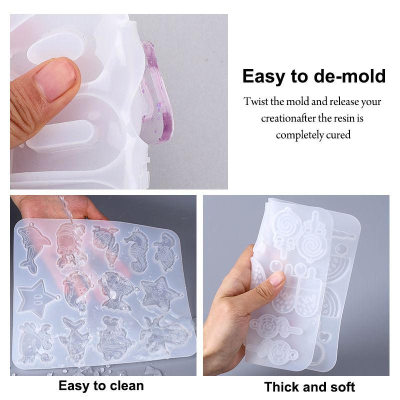 Earring Pendant Silicone Mold  - Resin Art Glue ulasan dan harga
