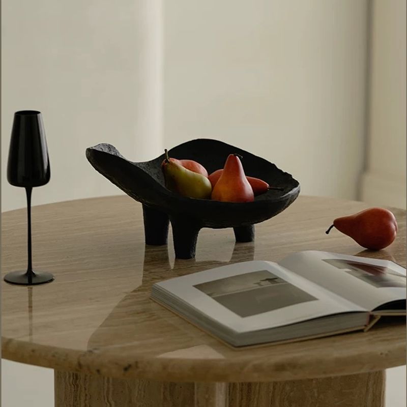 Black Fruit Plate Resin Storag - Resin Art Coffee Table ulasan dan harga