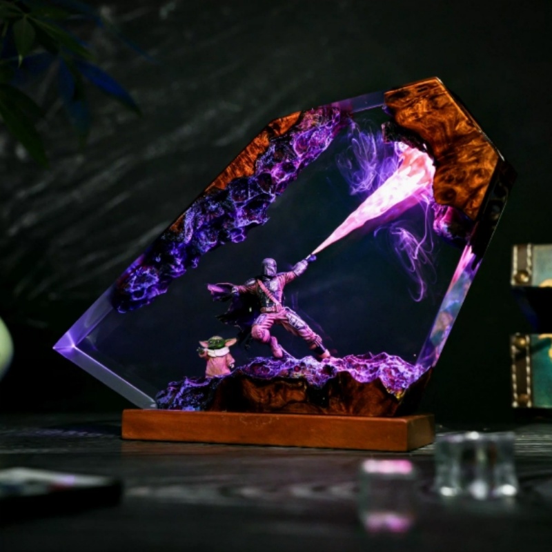 Mandalorian Resin Art Lamp Cra - Resin Art Goku ulasan dan harga