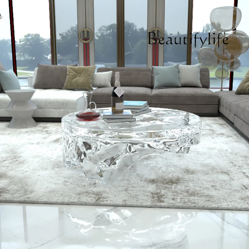 A Modern Minimalist Art Specia - Resin Art Coffee Table ulasan dan harga