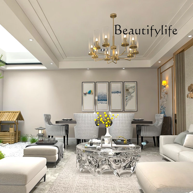 A Modern Minimalist Art Specia - Resin Art Coffee Table ulasan dan harga