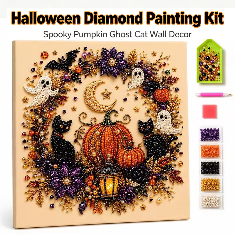 @Halloween Ghost Pearl Art Kit - Resin Art Kit For Beginners ulasan dan harga