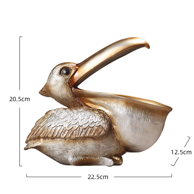 Pelican Bird Ornament Retro Re - Resin Art Table ulasan dan harga