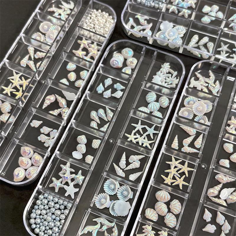 12Grids 3D Mixed Ocean Style N - Resin Art Beach Theme ulasan dan harga