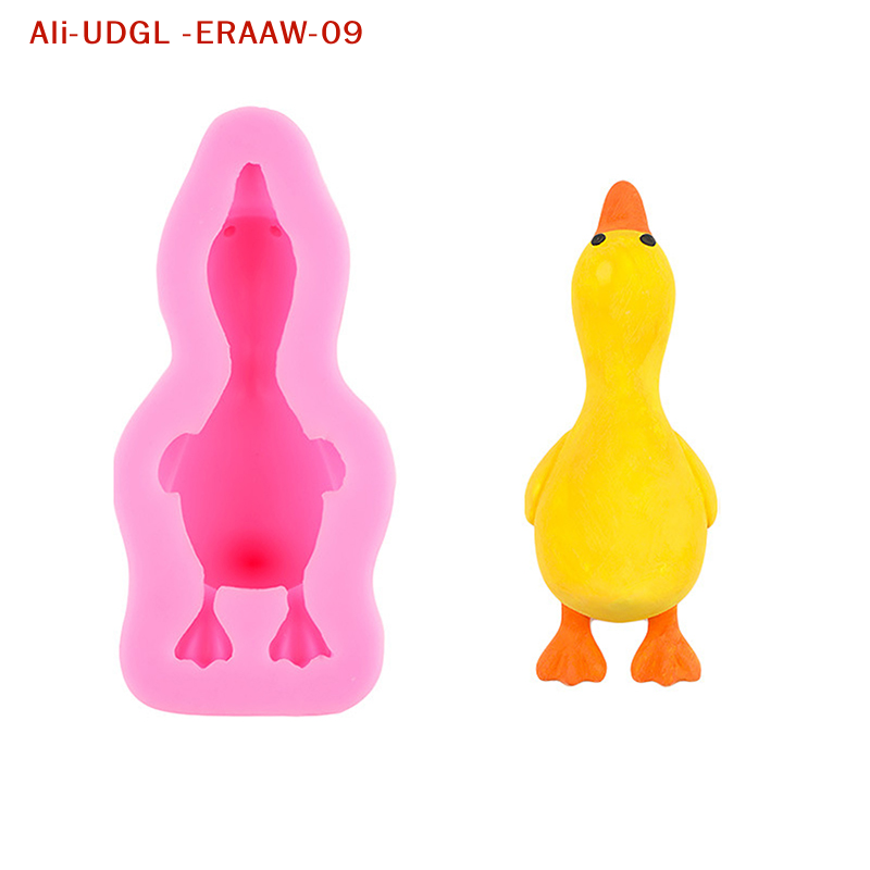3D Cute Duck Form Silicone Mol - Resin Art Clay ulasan dan harga