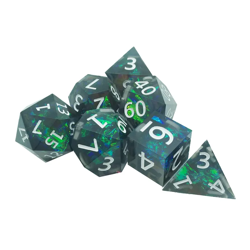 7PCS resin sharp polyhedral di - Resin Art Table ulasan dan harga