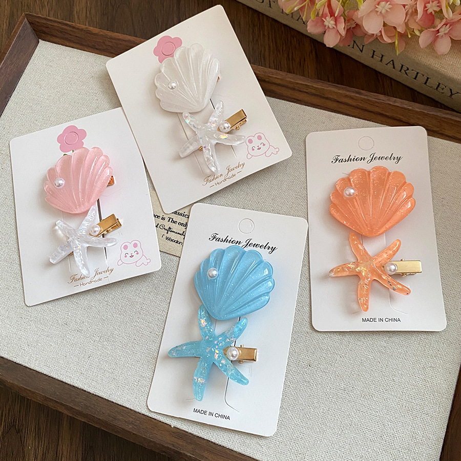 2 Pcs Resin Starfish Shell Hai - Resin Art Beach Theme ulasan dan harga