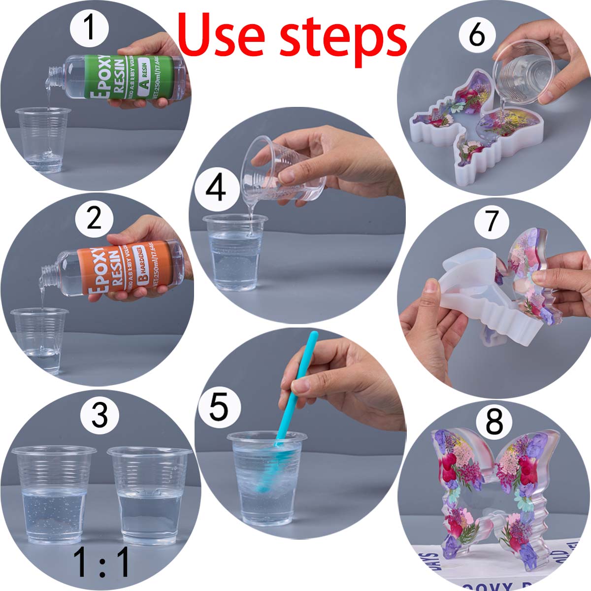 1:1 Ratio Epoxy Resin Kit Anti - Resin Art Glue ulasan dan harga