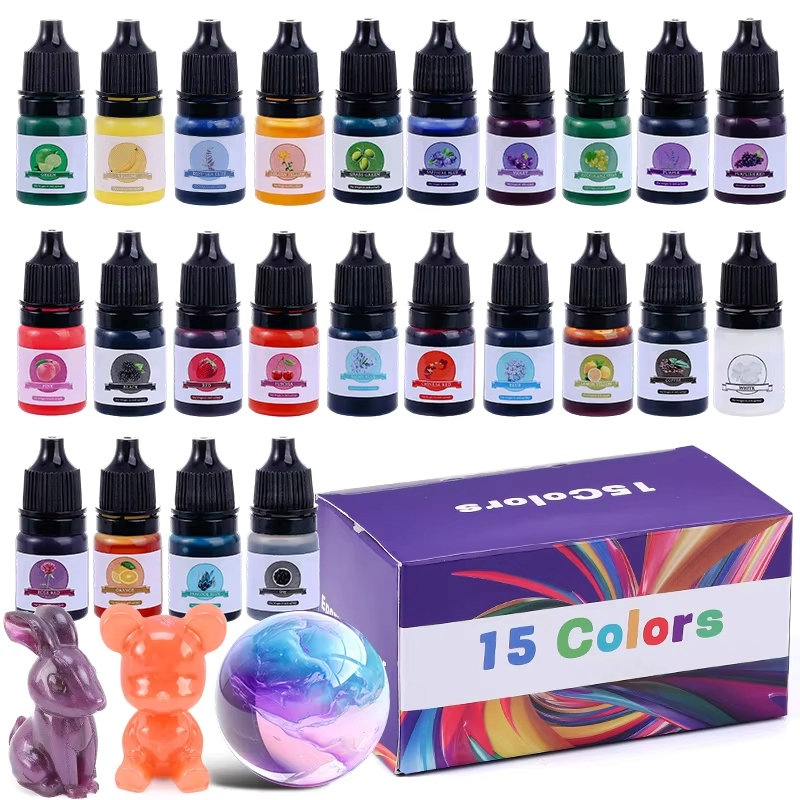 Epoxy Resin Color Pigment 24 V - Resin Art Kit For Beginners ulasan dan harga
