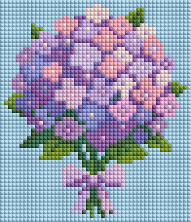 Minigem® Purple Hydrangea 5D D - Resin Art Kit For Beginners ulasan dan harga