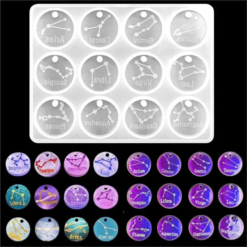 12 Zodiac Constellation Resin  - Resin Art Glue ulasan dan harga