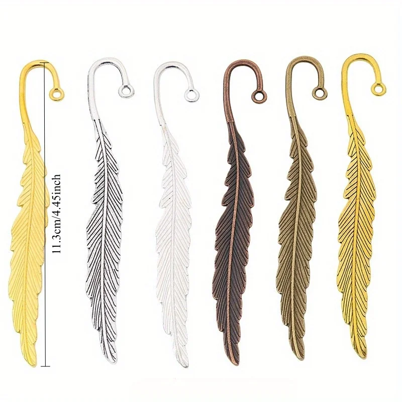 12Pcs 113x16mm Bronze Antique  - Resin Art Bookmark ulasan dan harga