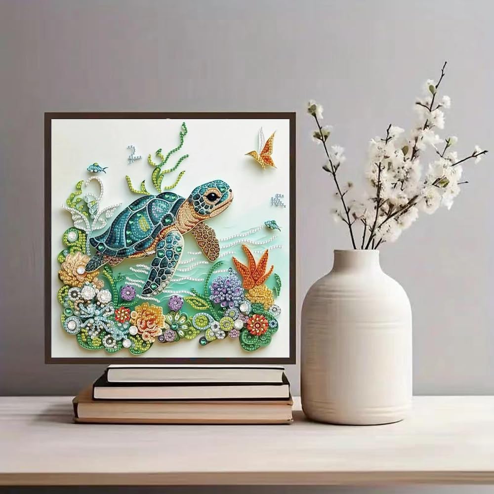 Sea Turtle Animal Diamond Pain - Resin Art Kit For Beginners ulasan dan harga