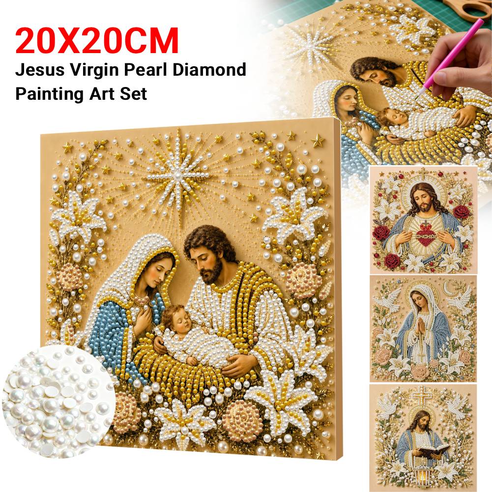 Jesus Virgin Mary DIY Diamond  - Resin Art Kit For Beginners ulasan dan harga