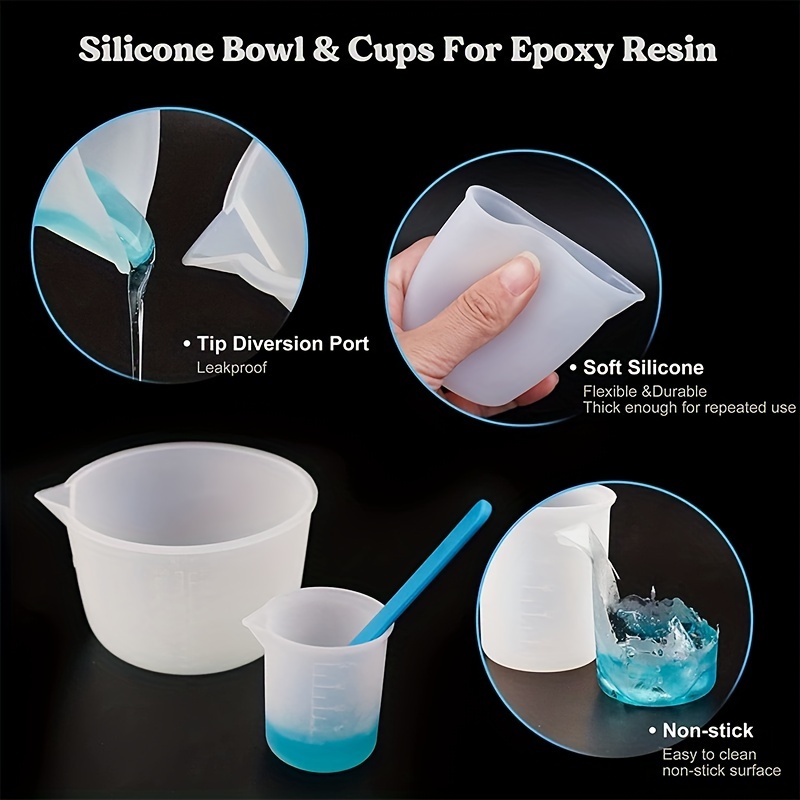 Silicone Measuring Cups, Resin - Resin Mixing Cup ulasan dan harga