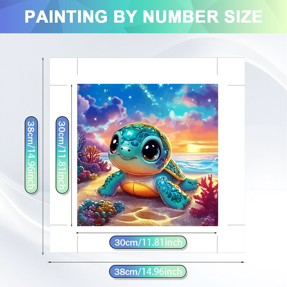 HUACAN Painting By Numbers Tur - Resin Art On Canvas ulasan dan harga