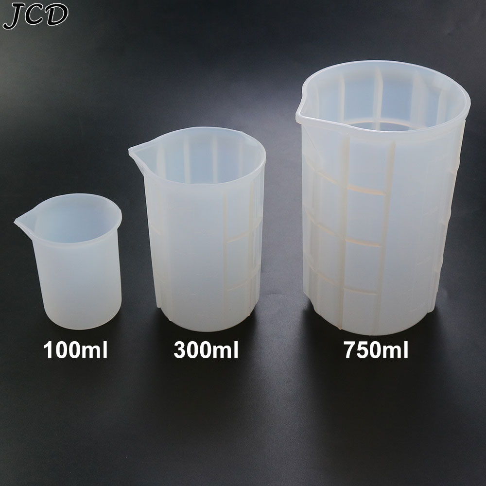 JCD 100ML/300ML/750ML Silicone - Resin Mixing Cup ulasan dan harga