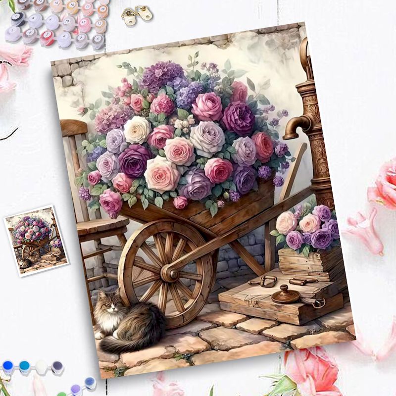 Painting By Number For Adults  - Resin Art On Canvas ulasan dan harga