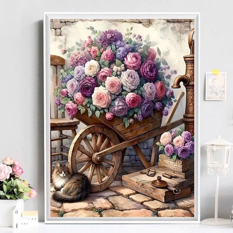 Painting By Number For Adults  - Resin Art On Canvas ulasan dan harga