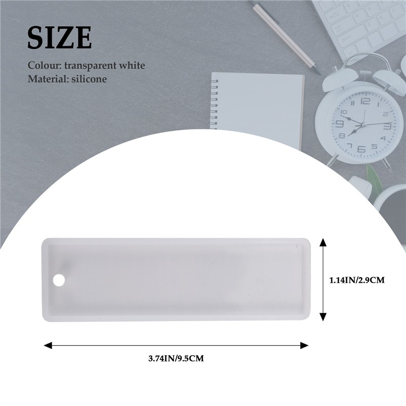 The New 6 Pcs/set Rectangle Si - Resin Art Bookmark ulasan dan harga