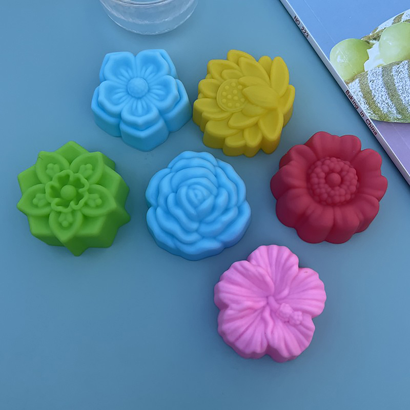 5PCS Flower Silicone Candle Mo - Resin Art Kitchen ulasan dan harga