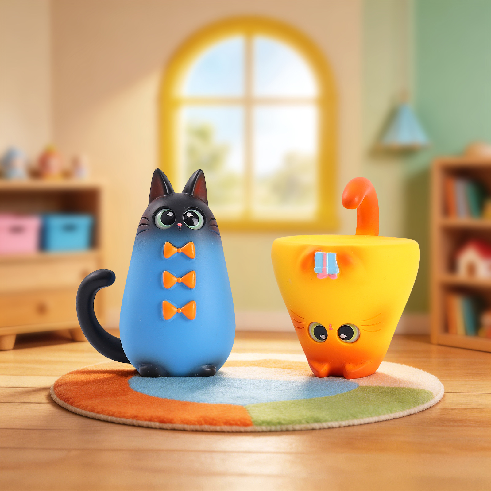 Blind Box Cat Figurine Resin C - Resin Art Furniture ulasan dan harga