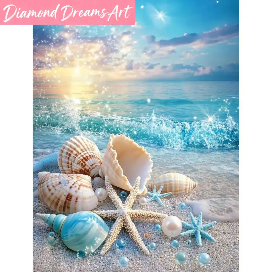 Frameless, Beach Shell Diamond - Resin Art Kit For Beginners ulasan dan harga