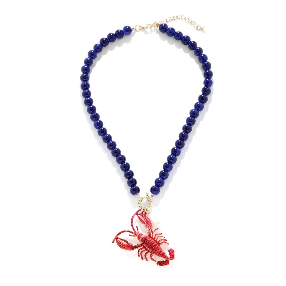 New Bohemian Lobster Bead Neck - Resin Art Beach Theme ulasan dan harga