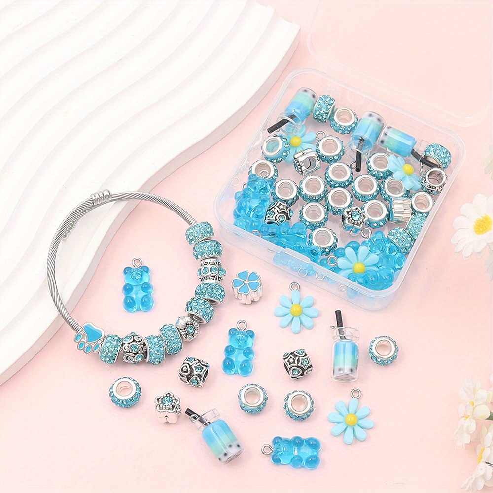 62pcs Mixed Color European Lar - Resin Art Beach Theme ulasan dan harga