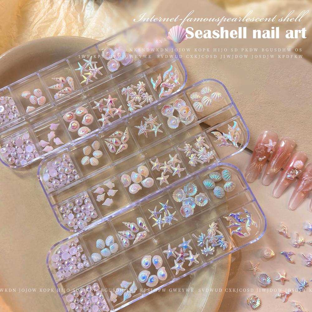 12 Grids/Box 3D Starfish And S - Resin Art Beach Theme ulasan dan harga