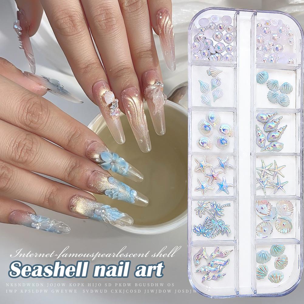 12 Grids/Box 3D Starfish And S - Resin Art Beach Theme ulasan dan harga
