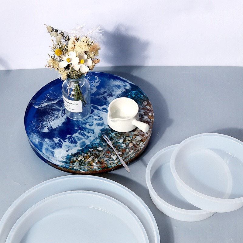 Round Epoxy Table Resin Molds, - Resin Art Table ulasan dan harga