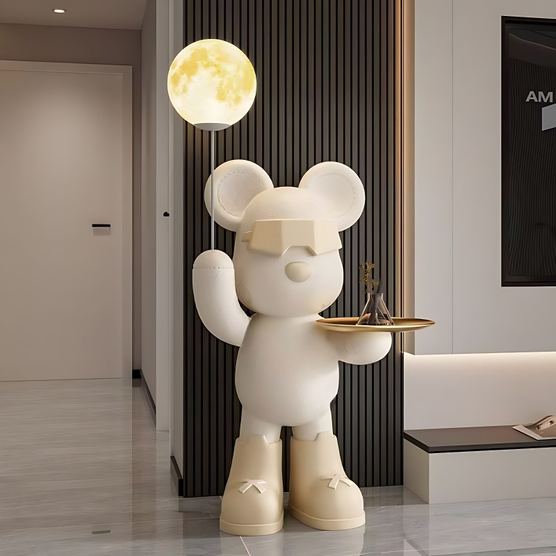 New Violent Bear Large Ornamen - Resin Art Furniture ulasan dan harga
