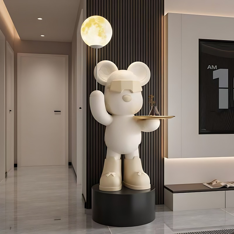 New Violent Bear Large Ornamen - Resin Art Furniture ulasan dan harga
