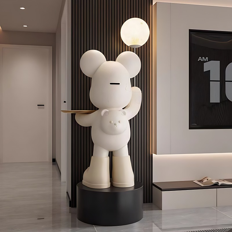New Violent Bear Large Ornamen - Resin Art Furniture ulasan dan harga