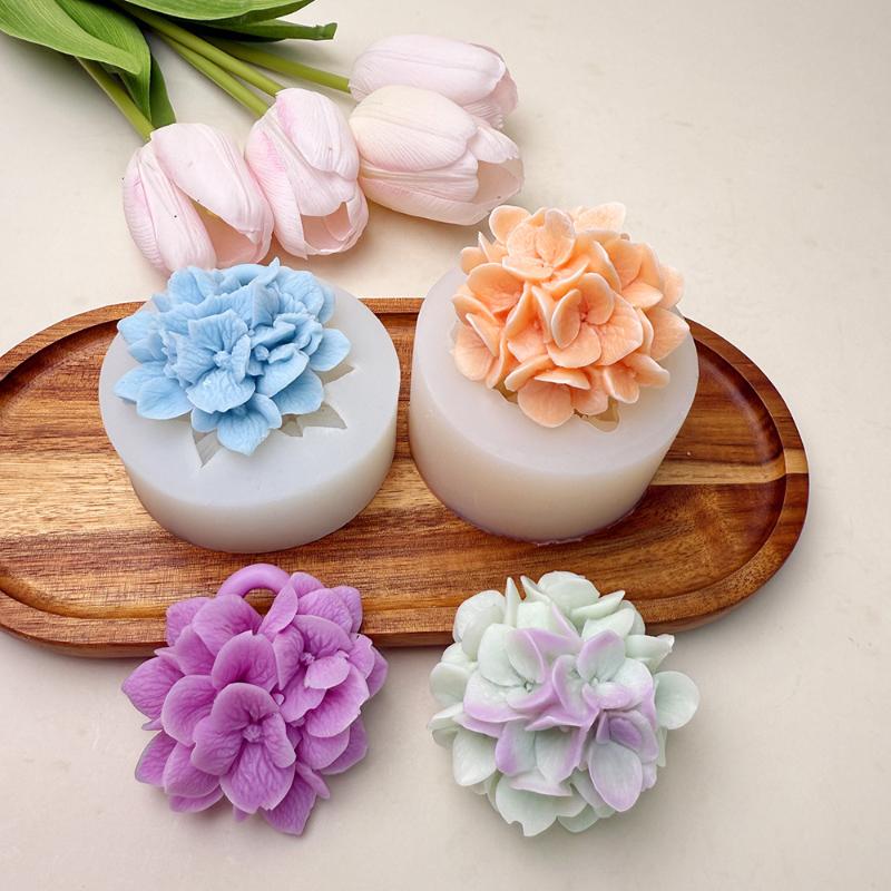 ●Hydrangea Flower Silicone Mol - Resin Art Kitchen ulasan dan harga