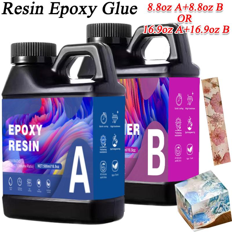 17.6oz/33.8oz AB Resin Epoxy G - Resin Art Glue ulasan dan harga