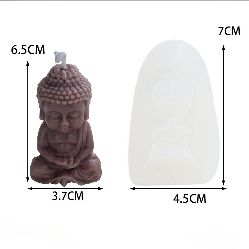 3d Maitreya Silicone Candle Mo - Resin Art Furniture ulasan dan harga