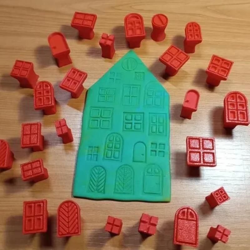 25pcs Clay Stamp & Molding Kit - Resin Art Clay ulasan dan harga