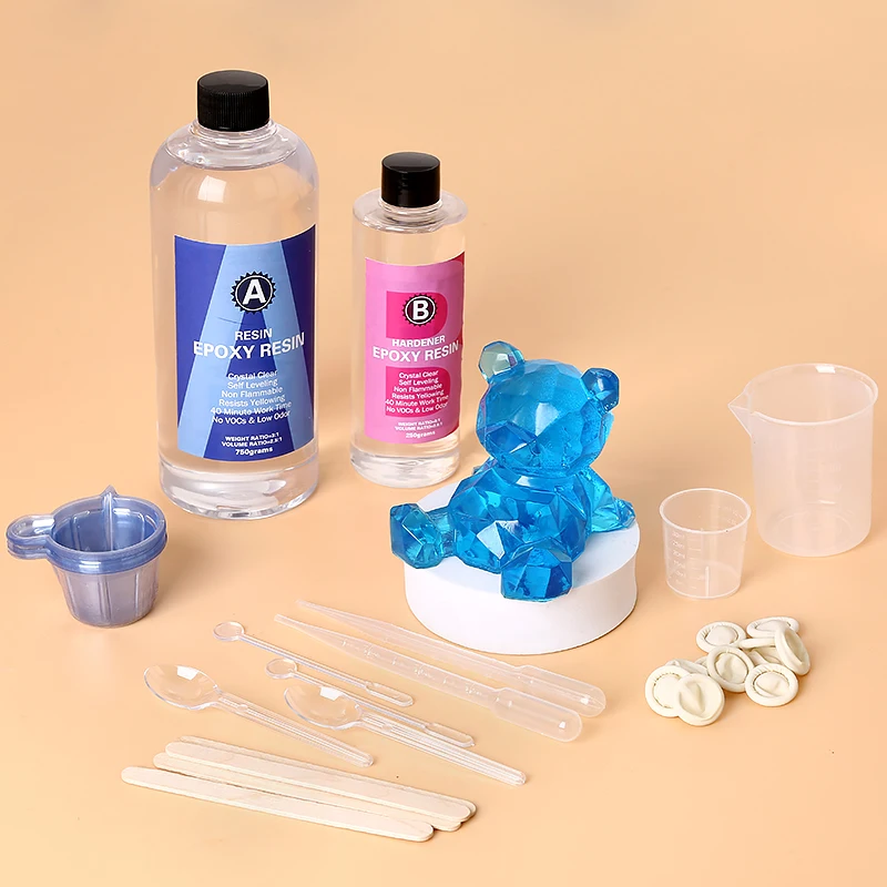 Epoxy Resin Kit Crystal Clear  - Resin Mixing Cup ulasan dan harga