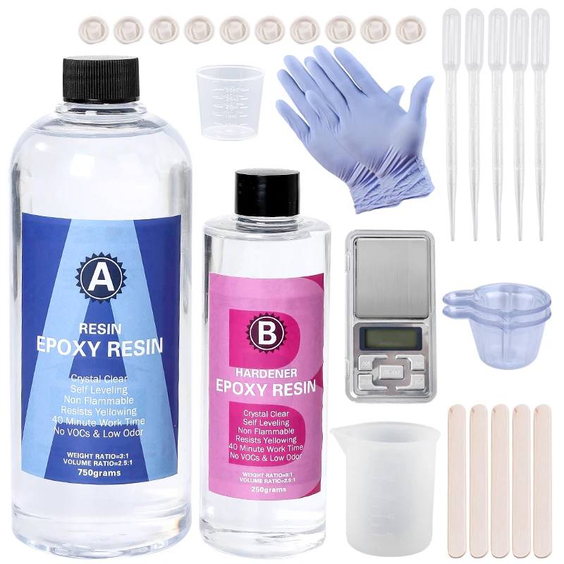 Epoxy Resin Kit Crystal Clear  - Resin Mixing Cup ulasan dan harga