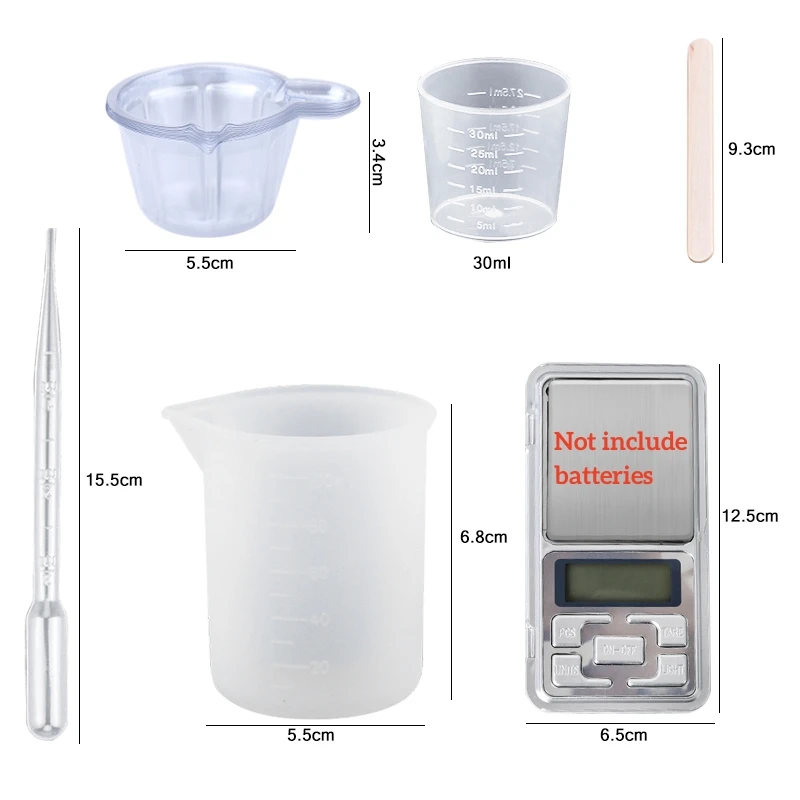 Epoxy Resin Kit Crystal Clear  - Resin Mixing Cup ulasan dan harga